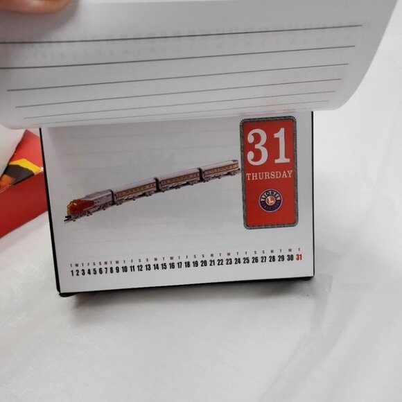 Time Factory Lionel Trains 2002 Desk Top Calender - Picture 4 of 7